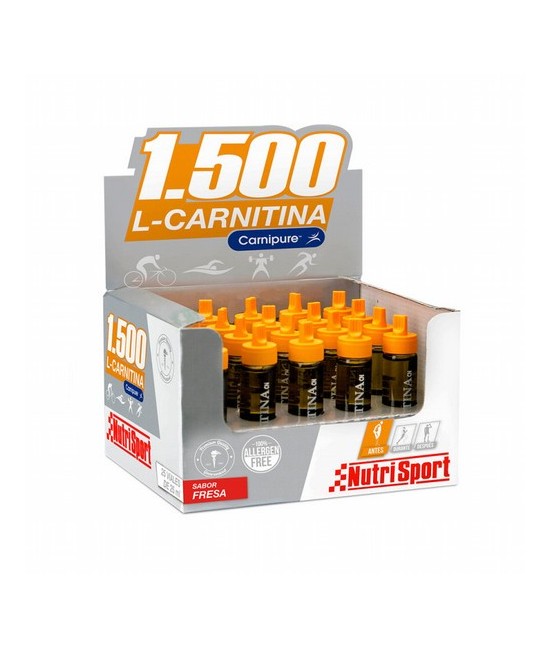 L-Carnitina 1500 acompañado de ejercicio maximiza su eficiencia. Cada vial aporta 1500 ml de L-Carnitina (Carnipure).

· Caja