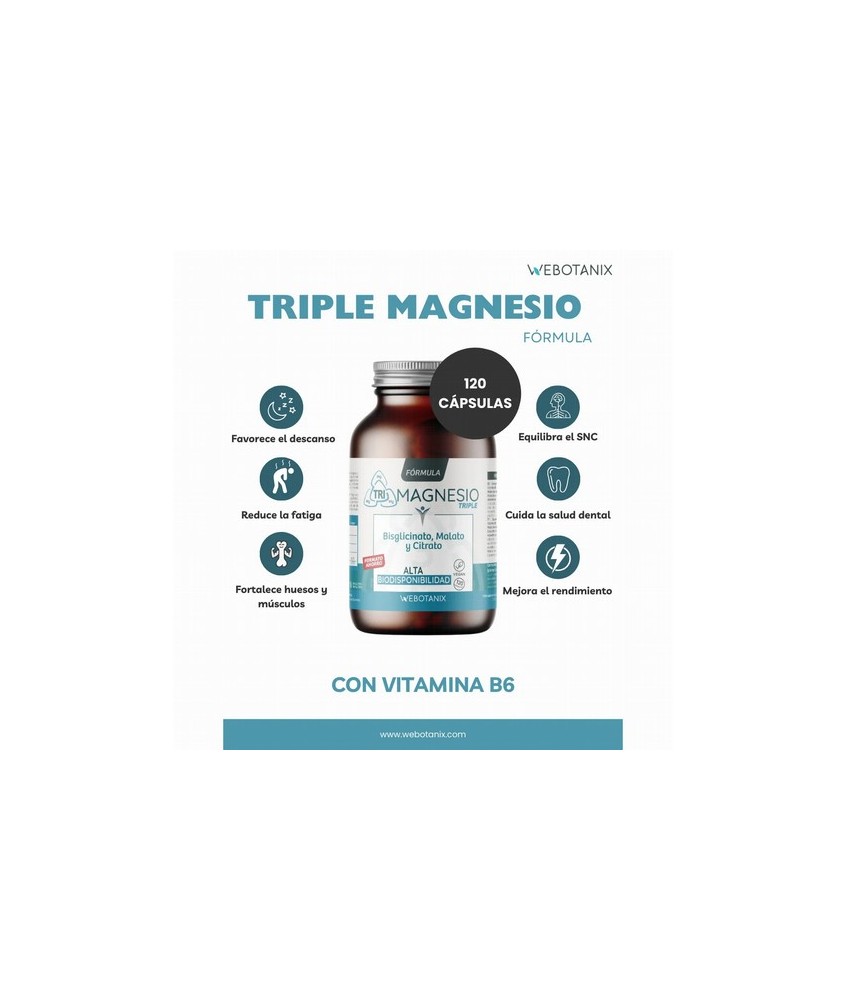 BO.TRIPLE MAGNESIO 120 CAPS.