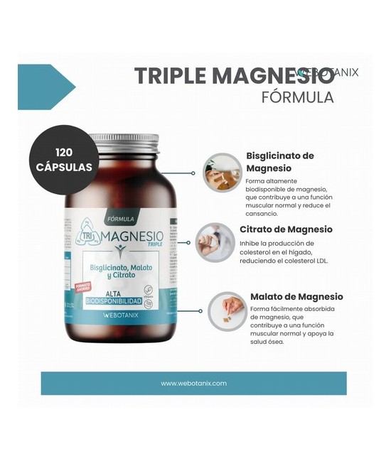 BO.TRIPLE MAGNESIO 120 CAPS.