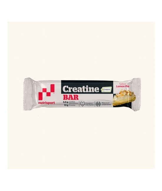 Las nuevas Creatine Bar de Nutrisport tienen 3,5 gramos de Creatina monohidrato con el sello Creapure® y 13 gramos de proteína.