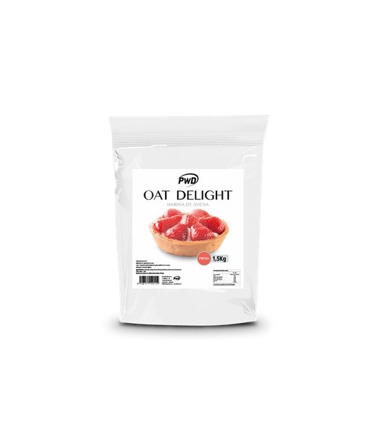 OAT DELIGHT es harina de avena especialmente cuidada por su composición, aroma y textura. La variante con aromas está edulcorad
