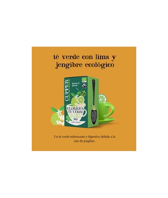 EG.TE VERDE LIMA JENGIBRE  BIO 20 BOLSAS