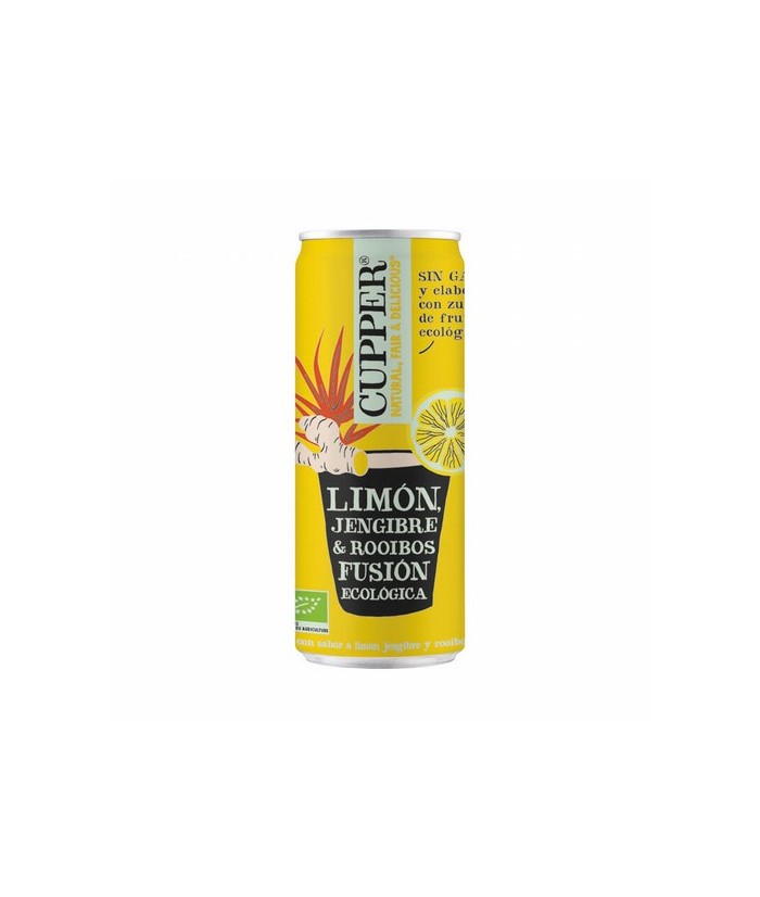 
BEBIDA DE JENGIBRE, LIMON Y ROOIBOS, 250 ml
Ref. 604115

Ingredientes: agua, zumo de fruta a partir de concentrado* (manza