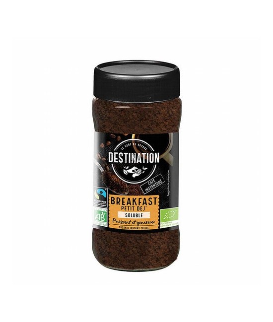 
CAFE SOLUBLE DESAYUNO BIO, 100 g
Ref. 609043

Ingredientes: café* soluble granulado.
. (*)=De cultivo ecológico.