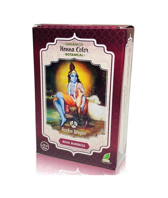 La Henna Botanical de Radhe Shyam, es una mezcla de una variedad de plantas tintóreas especialmente seleccionadas, con las que 