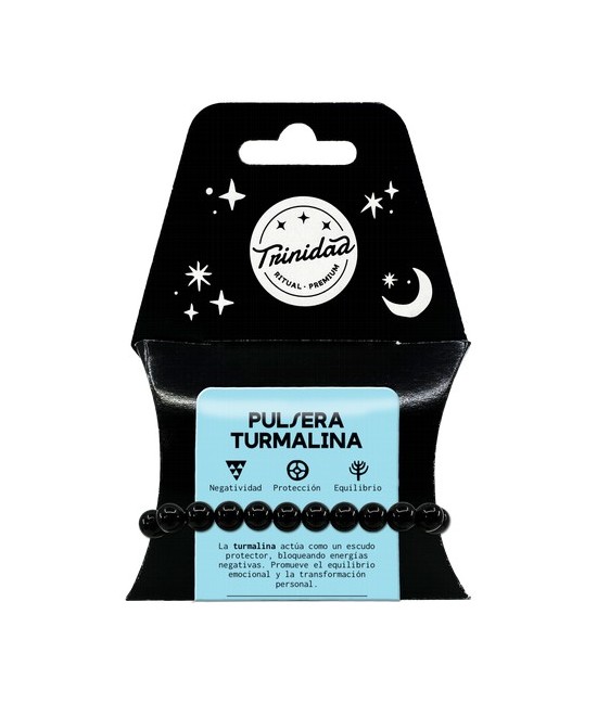 TRI.PULSERA TURMALINA BOLA 8 MM.