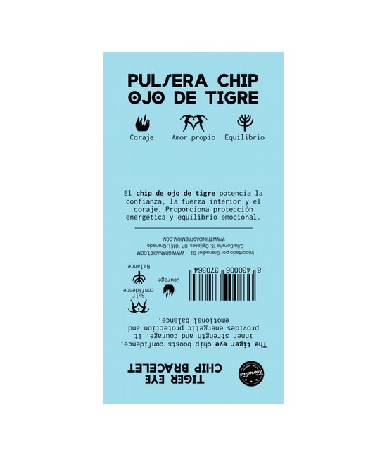 TRI.PULSERA OJO TIGRE CHIP