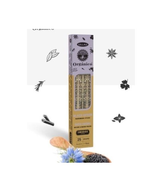 Descripcion
Incienso Natural Black Opium Ullas

Descubre la profundidad y el misterio con el Incienso Natural Black Opium Ul