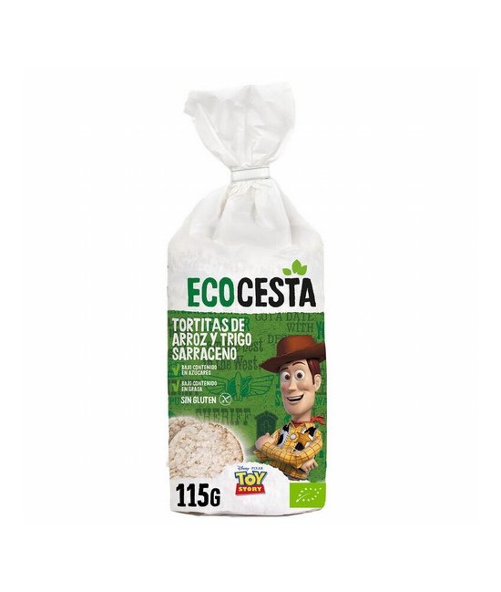 
TORTITAS DE ARROZ Y TRIGO SARRACENO BIO, 115 g
Ref. E1582

Ingredientes: arroz integral* 78,8%, trigo sarraceno* 19,9%, sa