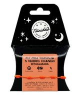 TRI.PULSERA 5 NUDOS HILO NARANJA CHANGO