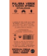 TRI.PULSERA 5 NUDOS HILO VERDE URUMILA