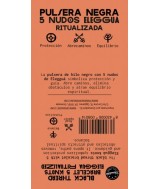 TRI.PULSERA 5 NUDOS HILO NEGRO ELEGGUA