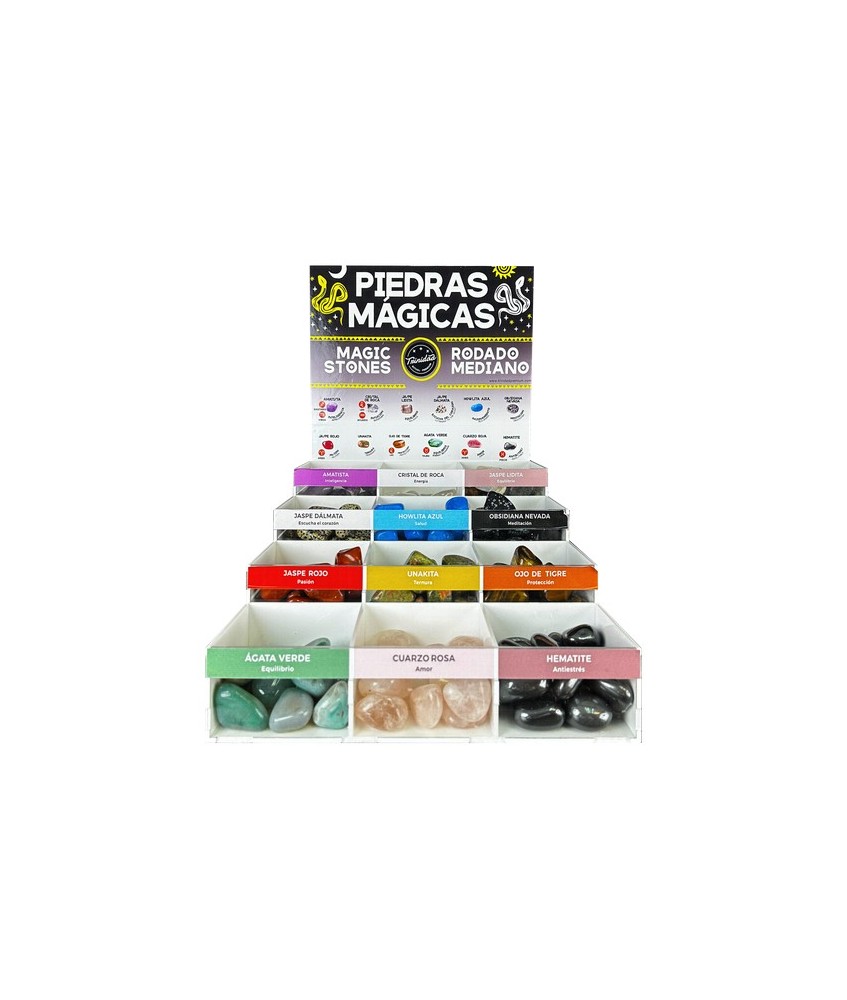 TRI.EXPOSITOR RODADO GRANDE 12 MINERALES