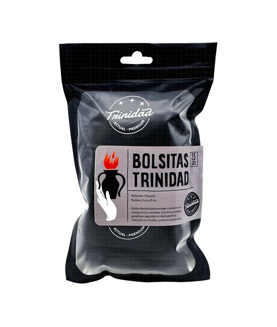 TRI.PACK BOLSITAS NEGRAS TRINIDAD 25 UNID.