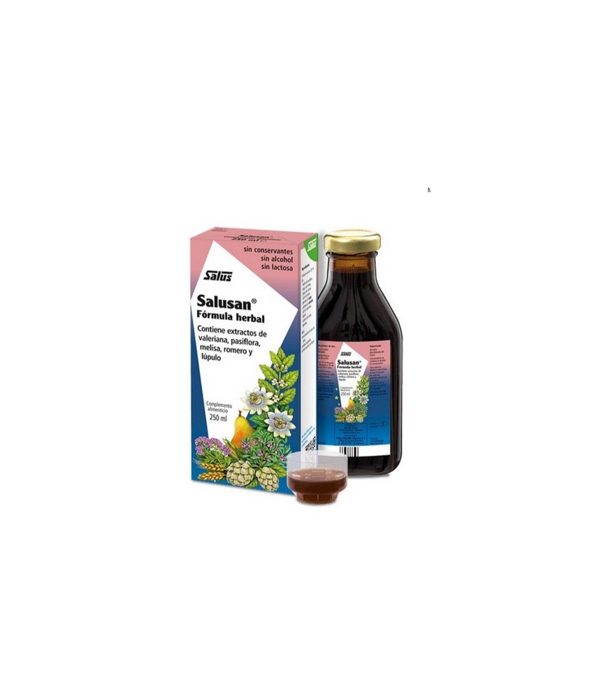 Salusan de Salus es un complemento alimenticio en comprimidos, elaborado a partir de una gama de plantas cuidadosamente selecci