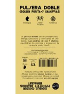 TRI.PULSERA DOBLE GOLDEN PIRITA 7 CHAKRAS BOLA 8 MM.