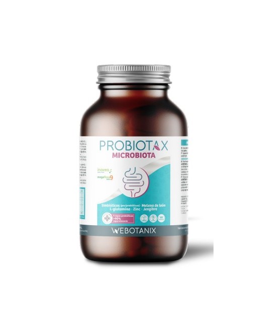 Probiotax Microbiota WeBotanix
Equilibra tu intestino, potencia tu bienestar.

¿Qué es Probiotax Microbiota WeBotanix?
Prob