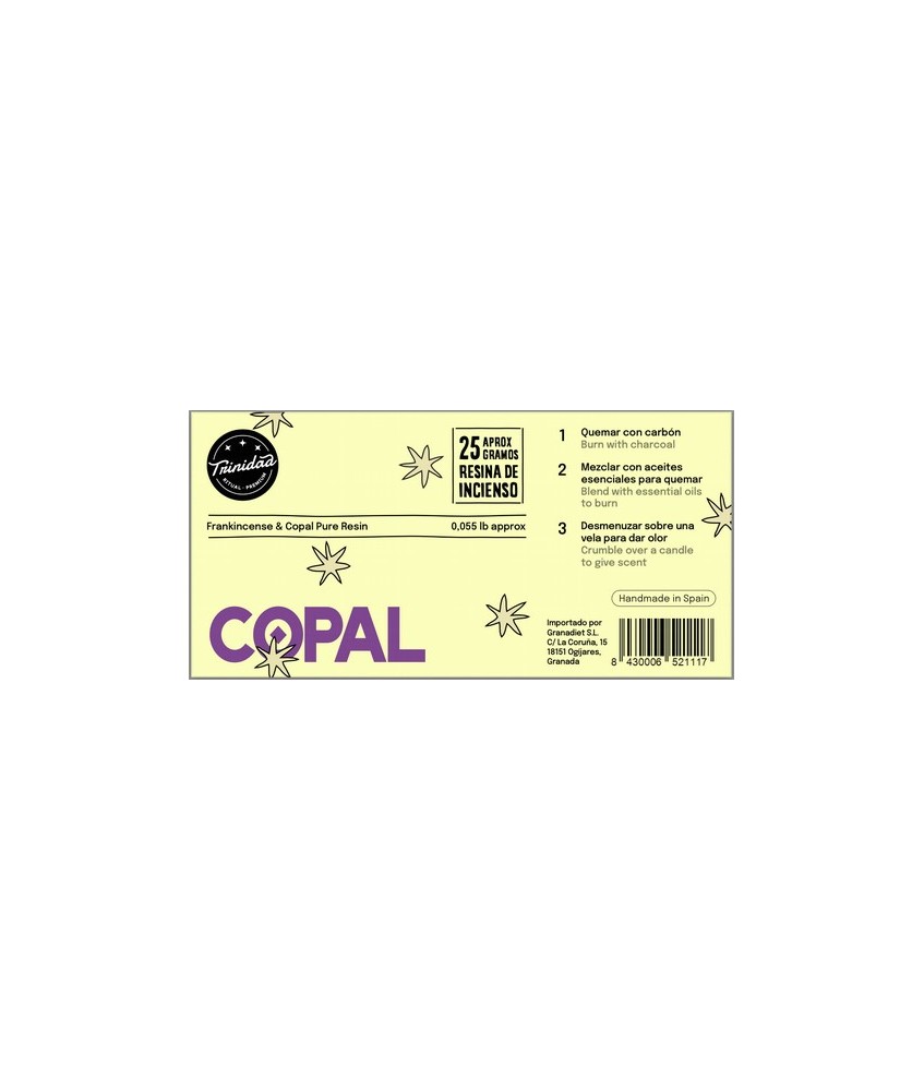 TRI.RESINA COPAL 25 GR.