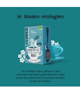 
TE BLANCO BIO, 20 BOLSAS
Ref. 604047

Ingredientes: té blanco*.
. (*)=De cultivo ecológico.