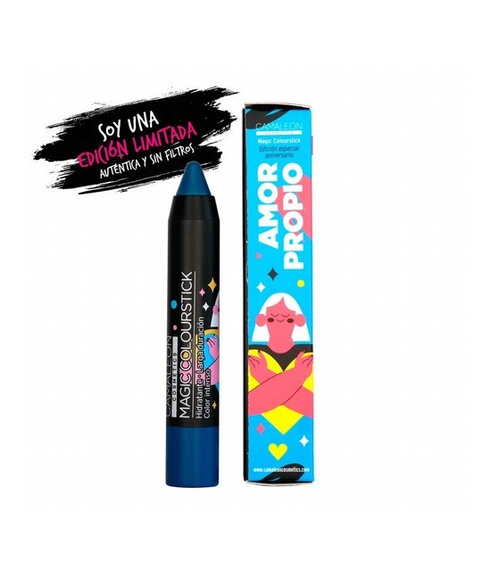 Pintalabios azul que cambia de color
Nuevo pintalabios permanente con mina azul que se transfomará en un rosa intenso al conta