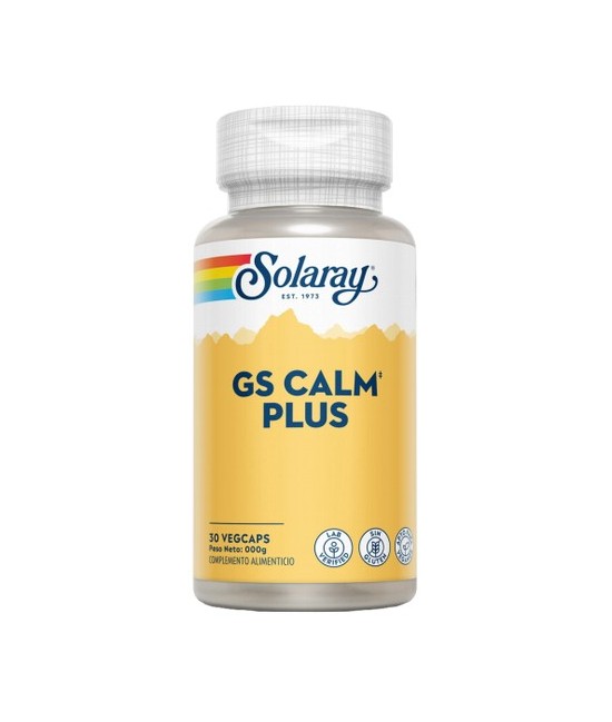 Gs calm plus- 30 Vegcaps. Sin gluten. Apto para veganos.
Contenido medio (por VegCap)
Extracto de semilla de Griffonia (con u