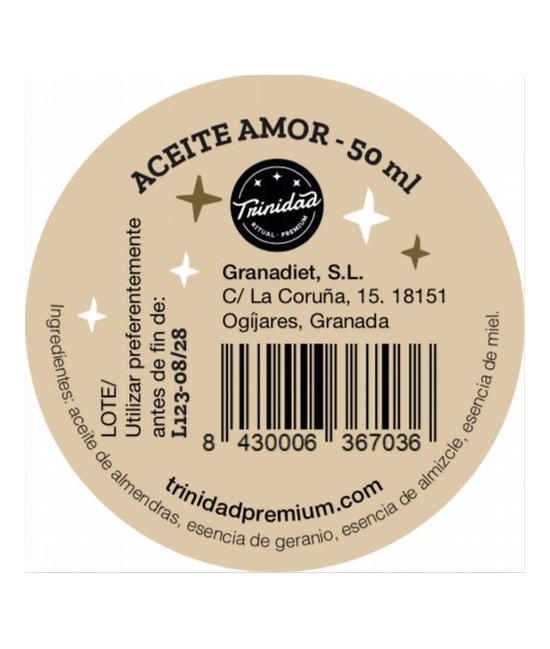 TRI.ACEITE AMOR 50 ML.