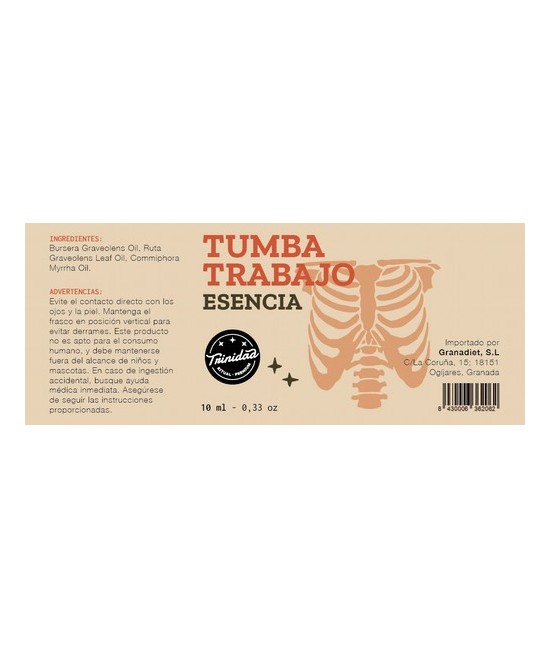 TRI.ESENCIA TUMBA TRABAJOS10 ML.