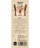 Aceite ritual elaborado con almendras, esencias geranio, almizcle y miel. Ideal para ungir velas y facilitar la adhesión de pol