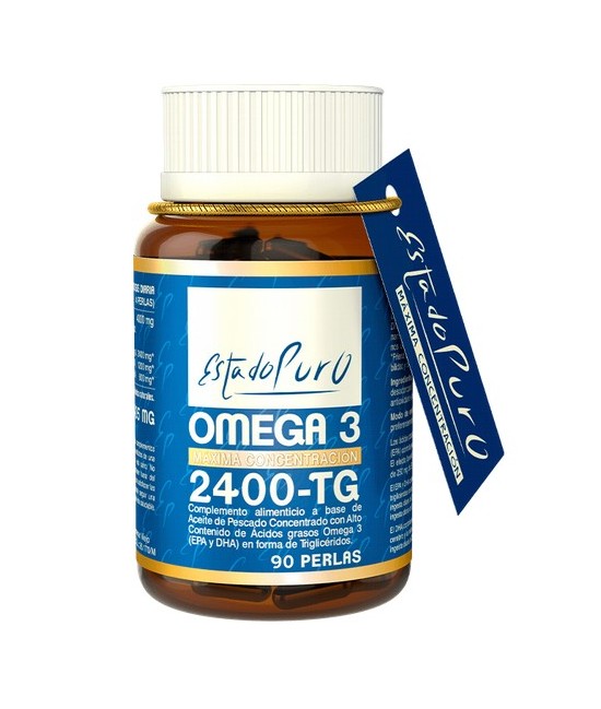 Complemento alimenticio concentrado de Ácidos Grasos Omega 3 (EPA y DHA) en forma de Triglicéridos procedentes de Aceite de Pes