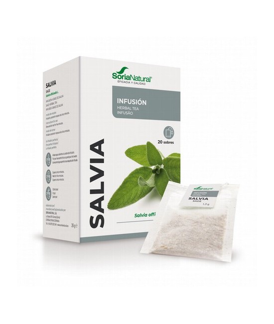 Composición
Ingredientes
(por sobre)

Salvia officinalis L. (Hojas).... 1,3 g



Modo de empleo
Plantas Relacionadas
