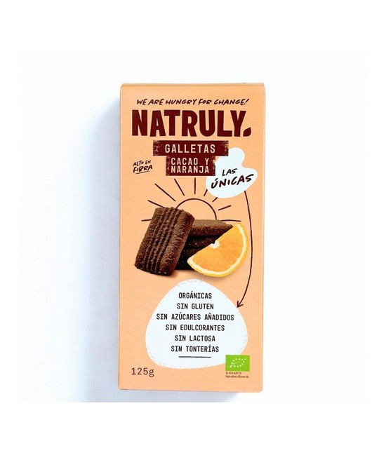¡NUEVAS galletas BIO de cacao y naranja! 
Siguen siendo "SIN NADA". Lo que sí tienen es un sabor que te dejará deseando más y 
