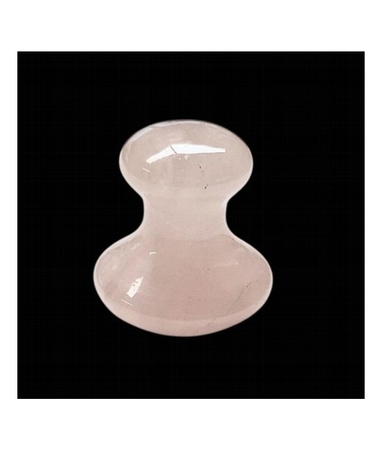 Masajeador de Cuarzo Rosa natural en forma de seta/hongo.

Esta herramienta, tallada con una forma ergonómica de hongo, irrad