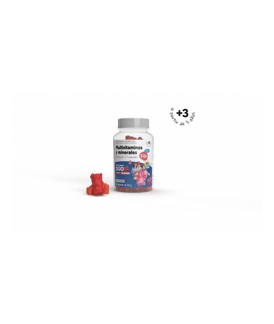 Multivitaminas y minerales gummies
60 gummies de 2,5 g


Complemento alimenticio, en formato de gummies y con sabor a framb