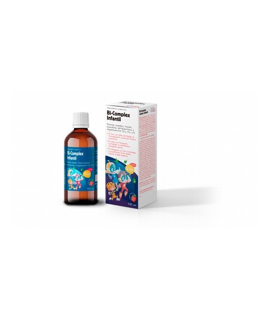 BiComplex infantil
250 ml


Complemento alimenticio, en formato líquido y con sabor a fresa, a base de acerola, propóleo, t