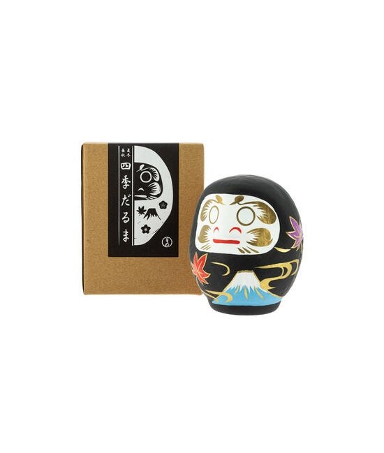 Para los japoneses, tanto daruma como el monte Fuji son símbolos espirituales, budista uno y sintoísta el otro. En esta figurit