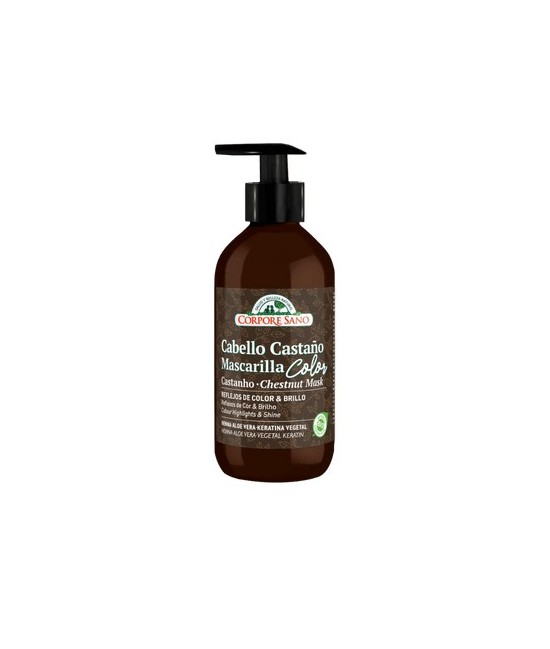 Mascarilla Color Cabello Castaño
HENNA, ALOE VERA, ACEITE DE JOJOBA, GIRASOL, KERATINA VEGETAL
Mascarilla capilar que reaviva