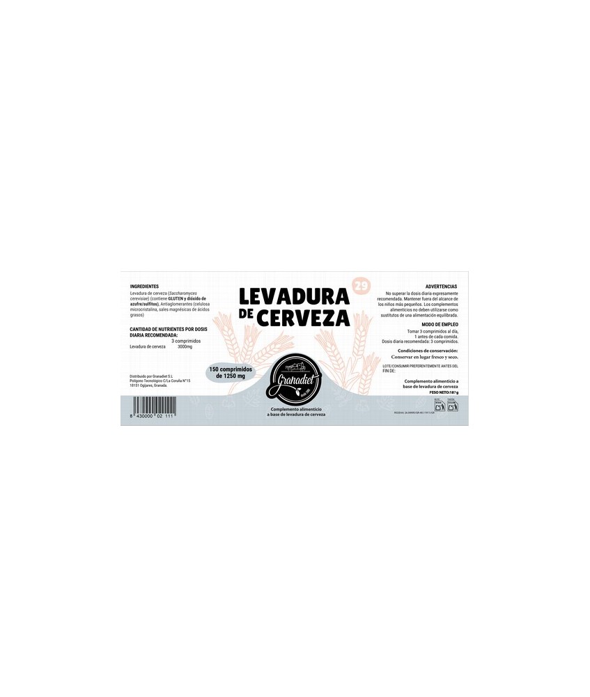 GR.LEVADURA CERV.150 COMP.1 Gr.
