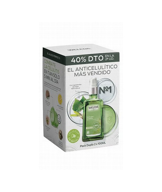Información del Producto
Tratamiento Anticelulítico 100% natural y BIO con aceite de Abedul de Weleda, reconocido como el prod