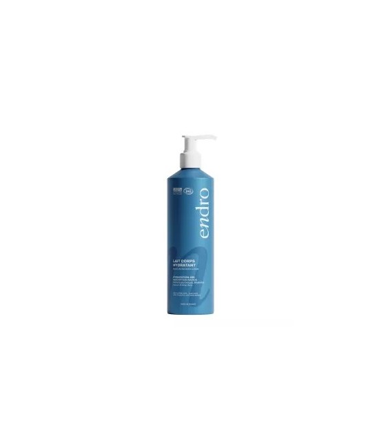 Descripción :
Esta loción corporal, enriquecida con ácido hialurónico, bisabolol y extracto de aloe
vera, hidrata intensament