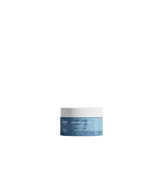 Descripción :
Sin bicarbonato ni aceites esenciales, este desodorante 100 % natural con aroma a
aloe combate eficazmente las 