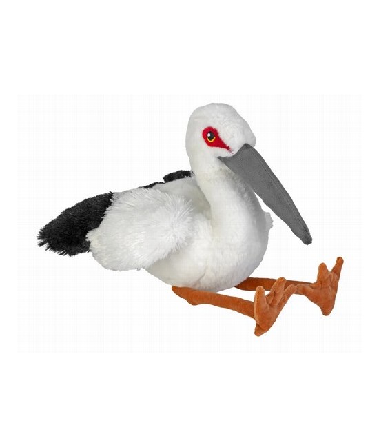La cigüeña oriental ecológica Cuddlekins Eco de Wild Republic trae el estilo realista y tierno de Cuddlekins en una opción 100%