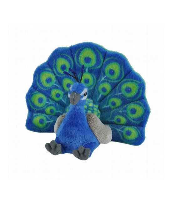 Sumérgete en un mundo de colores deslumbrantes con nuestro Mini Pavo Real Cuddlekins de Wild Republic. Cuidadosamente diseñado 