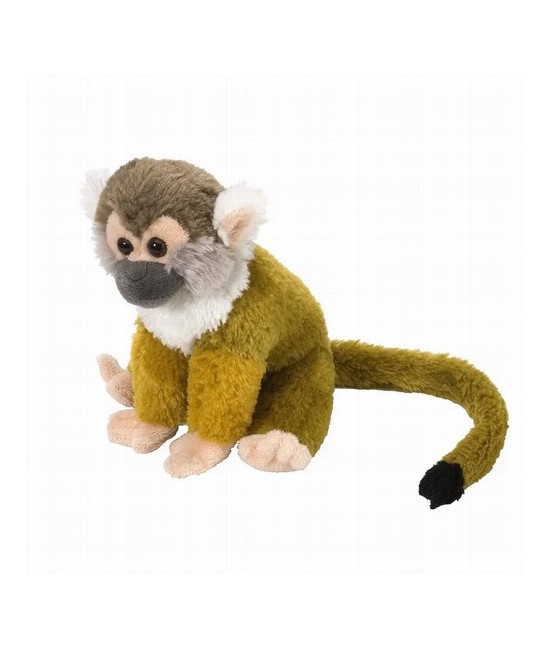 Embárcate en una divertida aventura por la selva tropical con nuestro Mini Mono Ardilla Cuddlekins de Wild Republic. Diseñado m