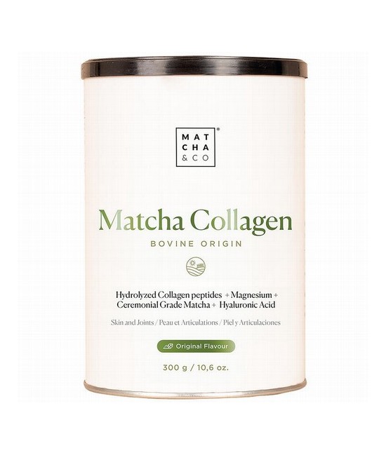 
TE MATCHA COLLAGEN, 300 g
Ref. 600505

Ingredientes: colágeno bovino hidrolizado, citrato de magnesio, té verde matcha en 