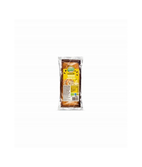 Ingredientes: Ingredientes: Harina de TRIGO*, puré de banana*(26%), azúcar moreno de caña* de comercio justo, HUEVOS enteros*, 