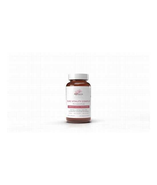 Pure Vitality Complex
60 cápsulas vegetales de 927 mg


Complemento alimenticio formulado para proteger, fortalecer y revit