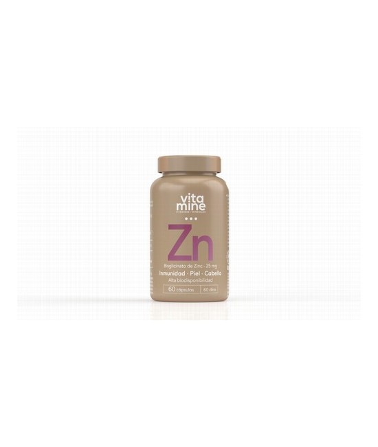 Bisglicinato de zinc
60 cápsulas vegetales de 572 mg


Bisglicinato de Zinc de Vitamine ha sido formulado para aportar este