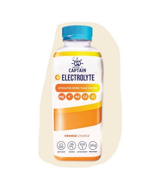 El GUTsy Captain Electrolyte Naranja 4x600 ml se ha desarrollado a partir de fórmulas de rehidratación intravenosa, diseñadas p