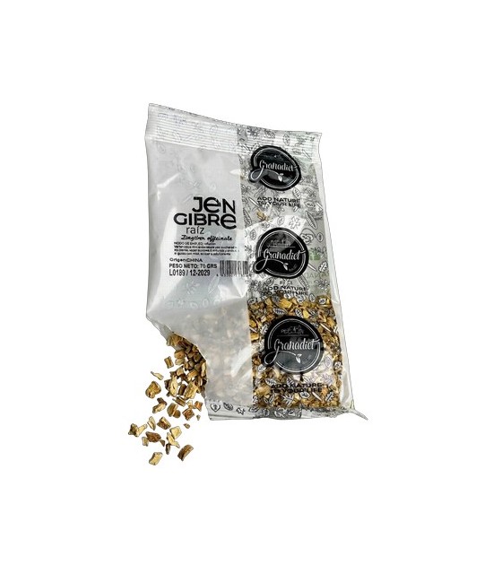 JENGIBRE RAIZ CORTADA 70 Gr.
