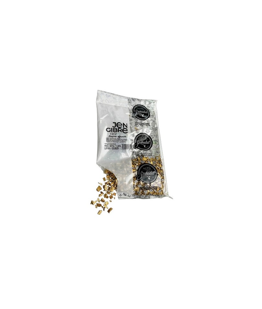 JENGIBRE RAIZ CORTADA 70 Gr.